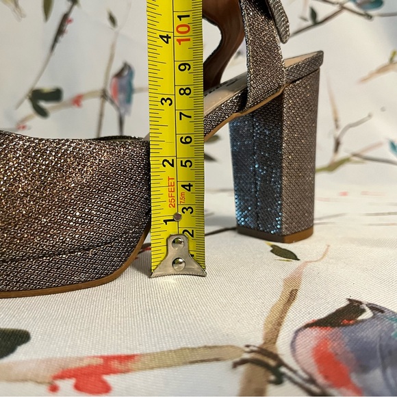 Glittery platform Sandals made in Brazil - Picture 4 of 11